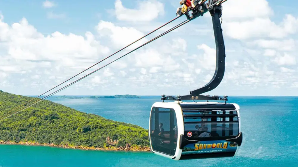 Trải nghiệm du lịch Phú Quốc với Cáp treo Hòn Thơm
